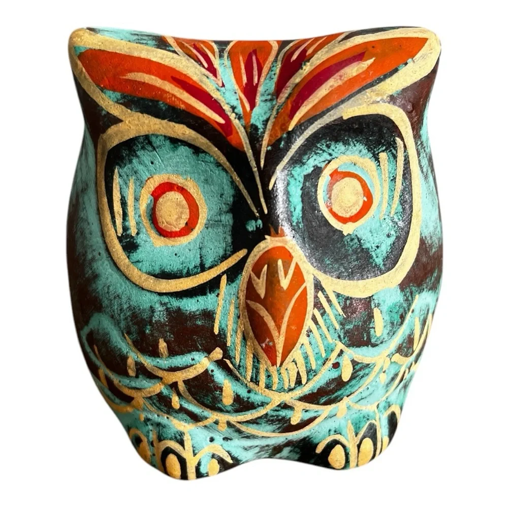 Cozumel Handmade Ceramic Owl - Picture 1 of 3